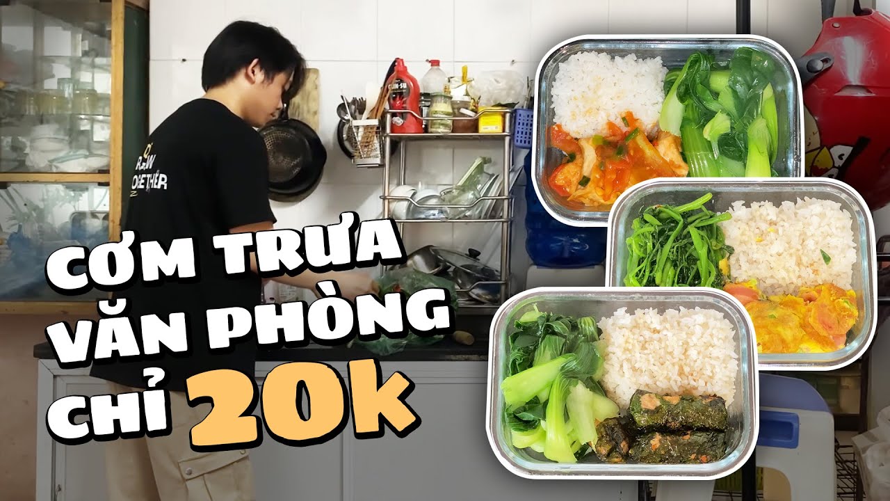 Gợi ý thực đơn cơm trưa văn phòng 20k cho cả tuần