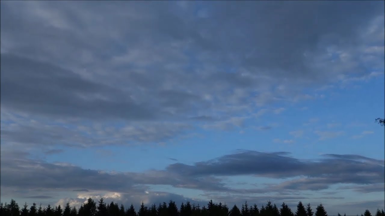 Clouds sailing on sky time lapse 16 *speed