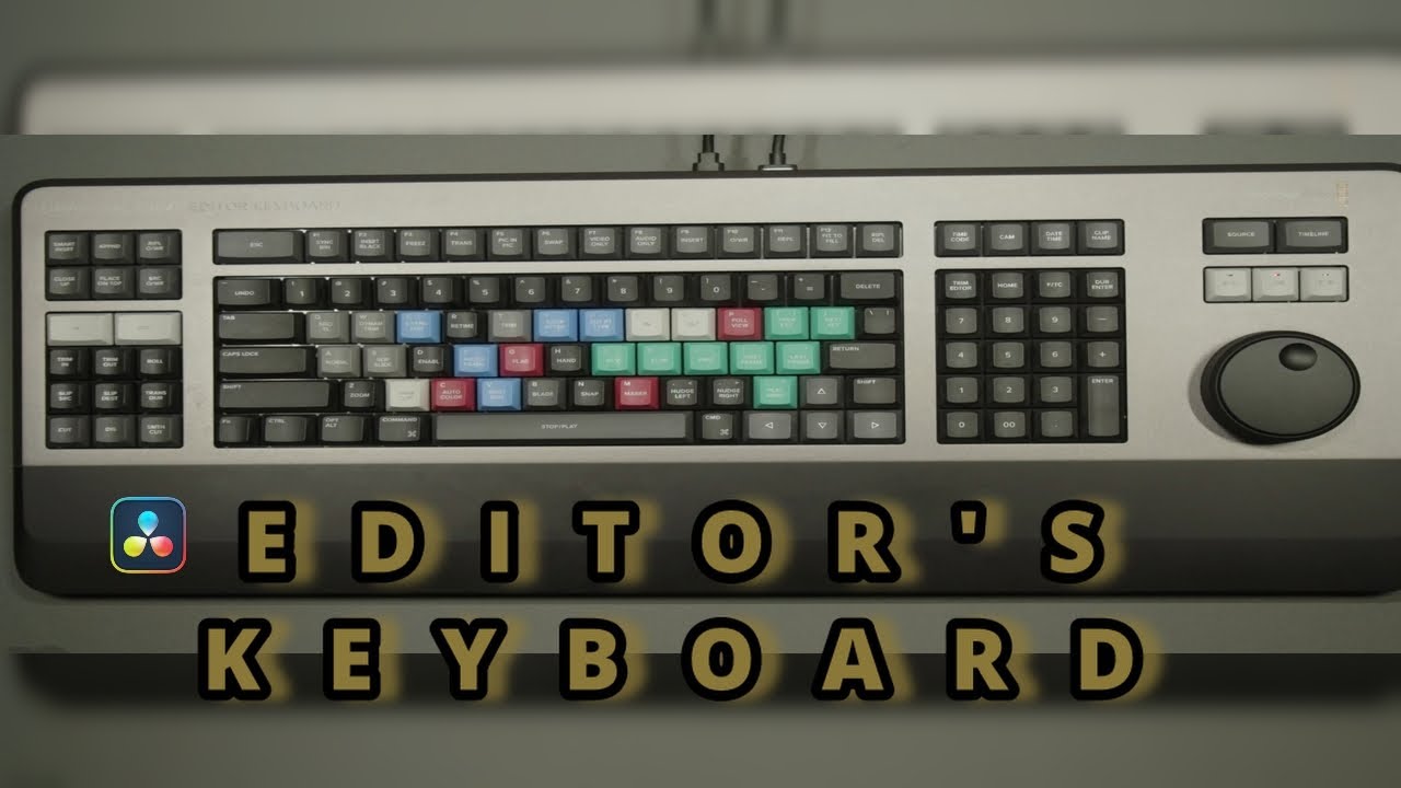 Editor's Keyboard #blackmagicdesign #edit #davinciresolve