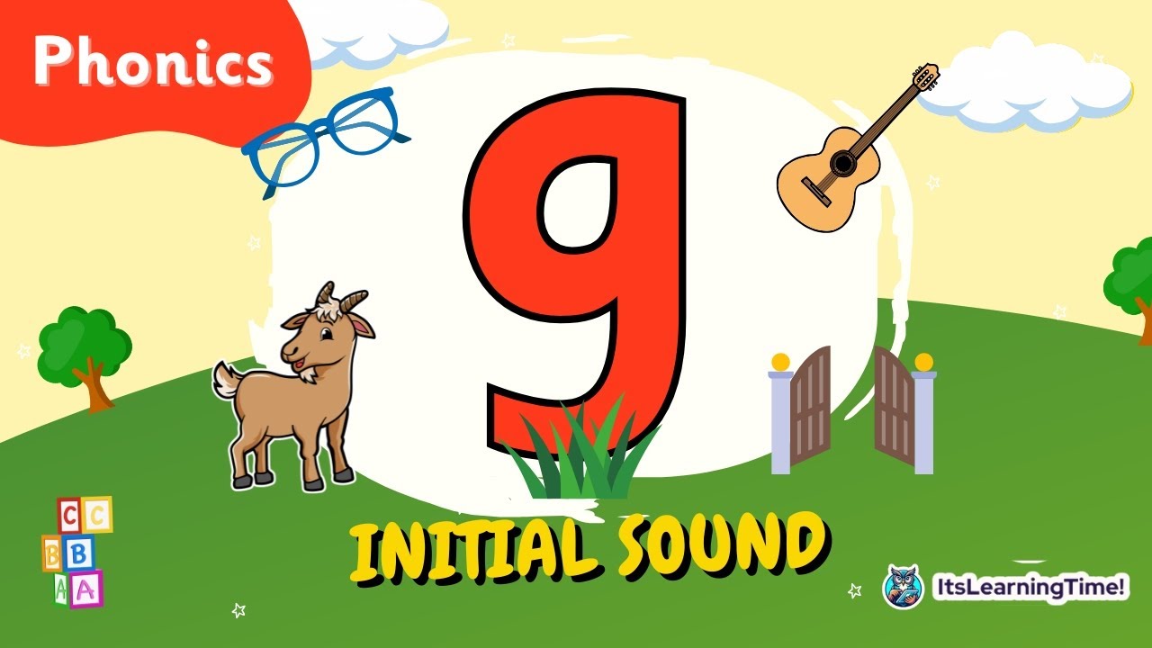 g phonics video | Initial Sound Gg for Preschoolers