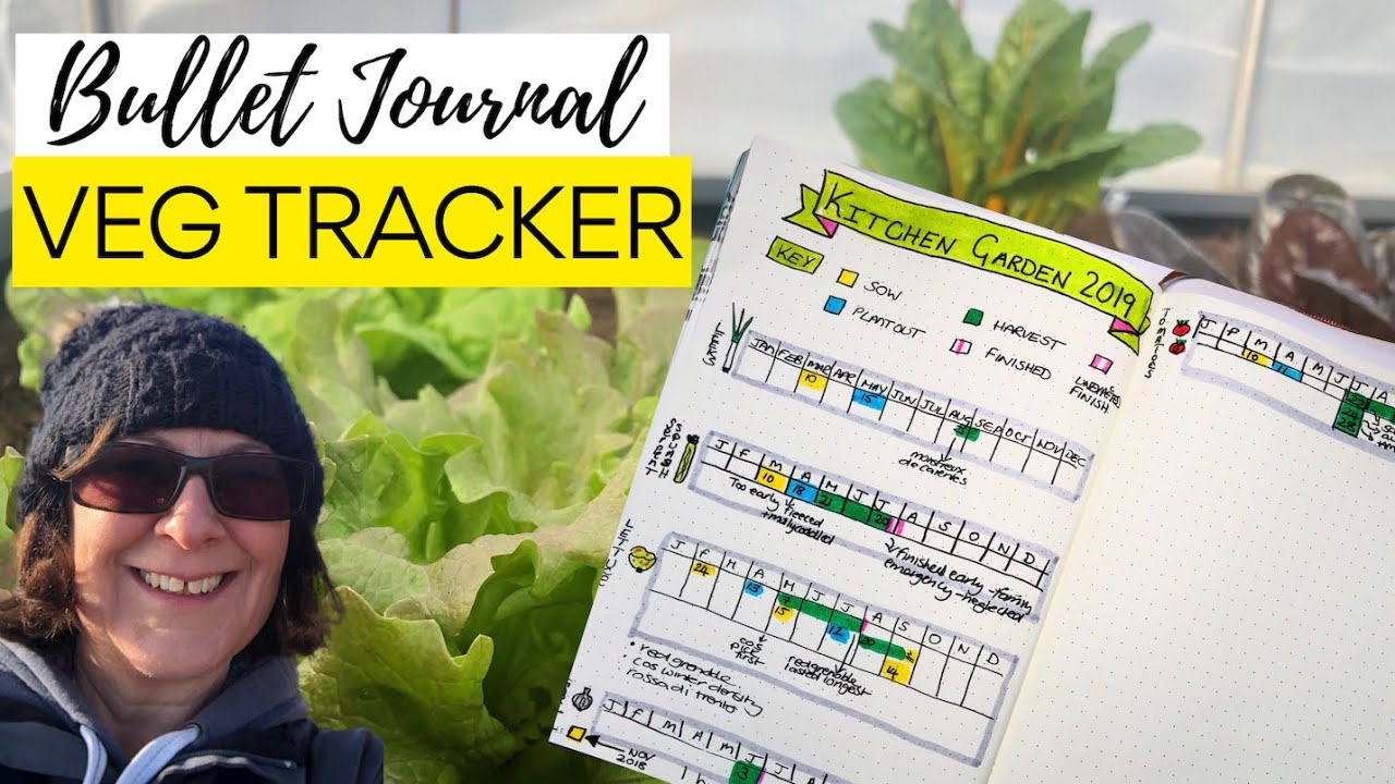 I created a Bullet Journal Tracker for my Vegetable Garden
