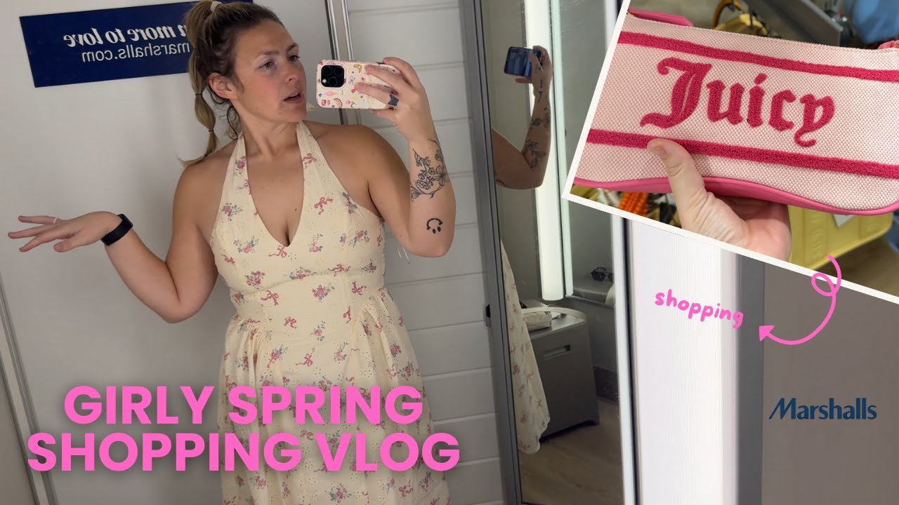 ✨ GIRLY SHOPPING VLOG at Marshalls | Home Finds, Self-Care & Cozy Vibes
