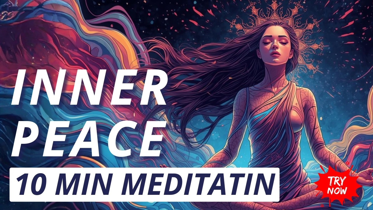 Inner Peace & Improve Focus. 10 Min Guided Meditation.