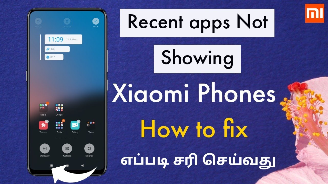 How to Recent Menu on any Xiaomi Phones | Recent apps Not showing in Redmi Phones | Tamil