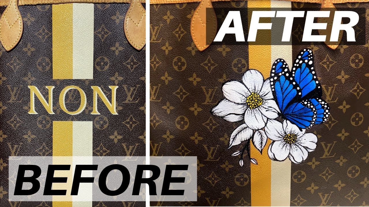 MY FIRST CUSTOM PAINTED LOUIS VUITTON