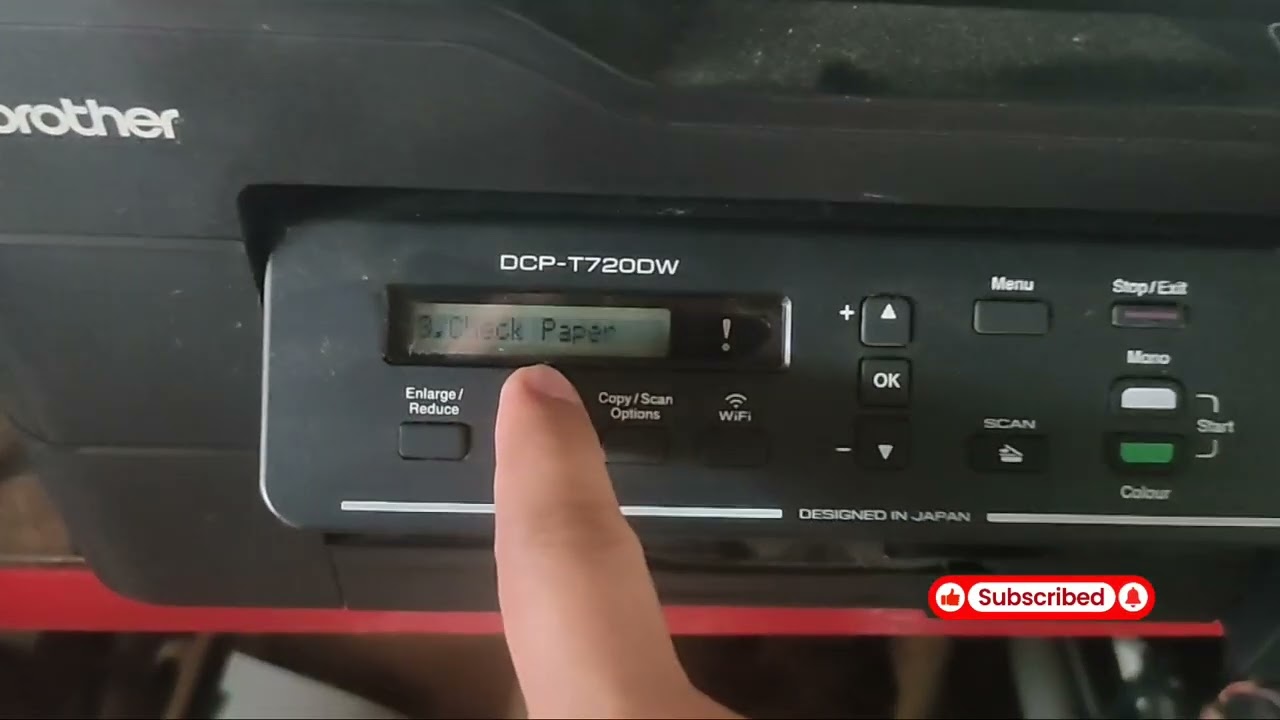 HOW TO FIX PAPER MISMATCH  BROTHER DCP T720DW AND BROTHER DCP T710W