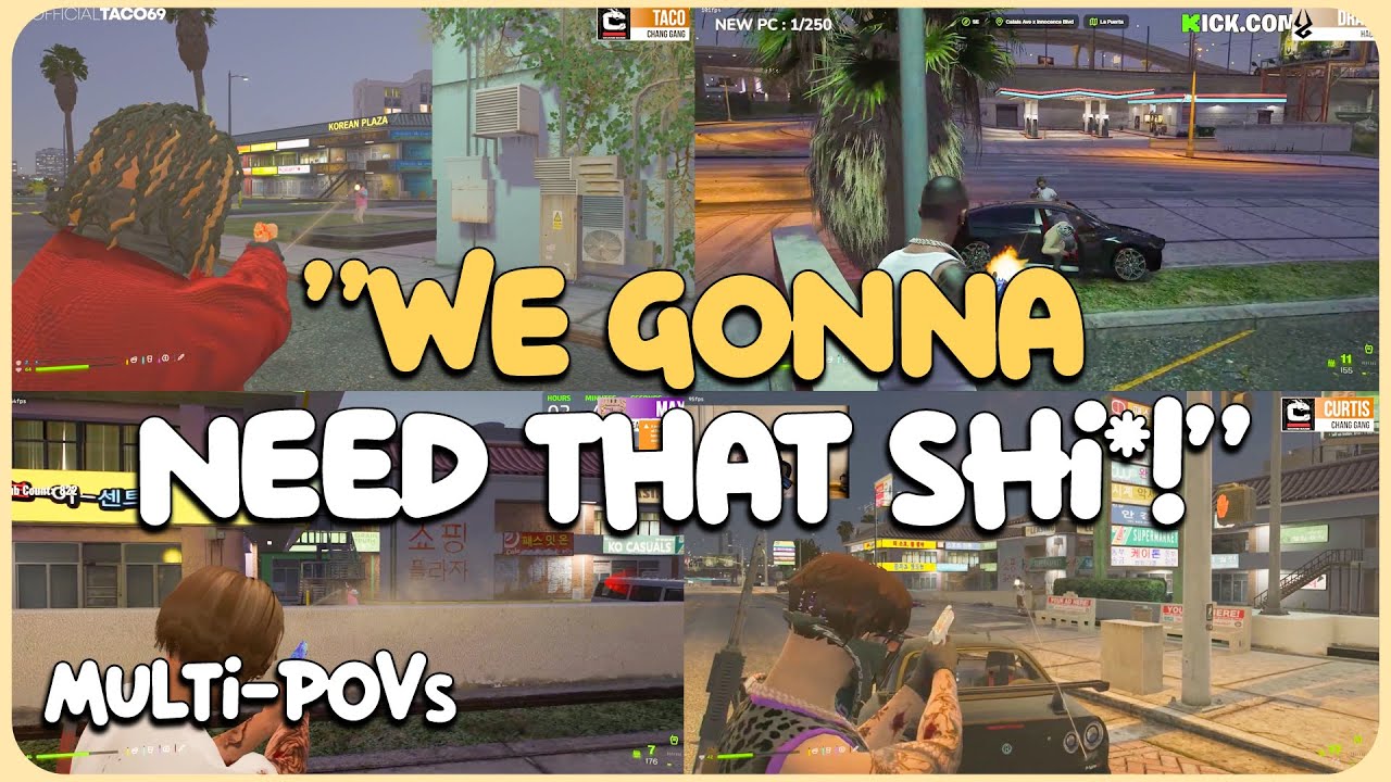 CG Fights Hades for the Little Seoul Trap House (Multi-POVs) | Prodigy RP | GTA RP