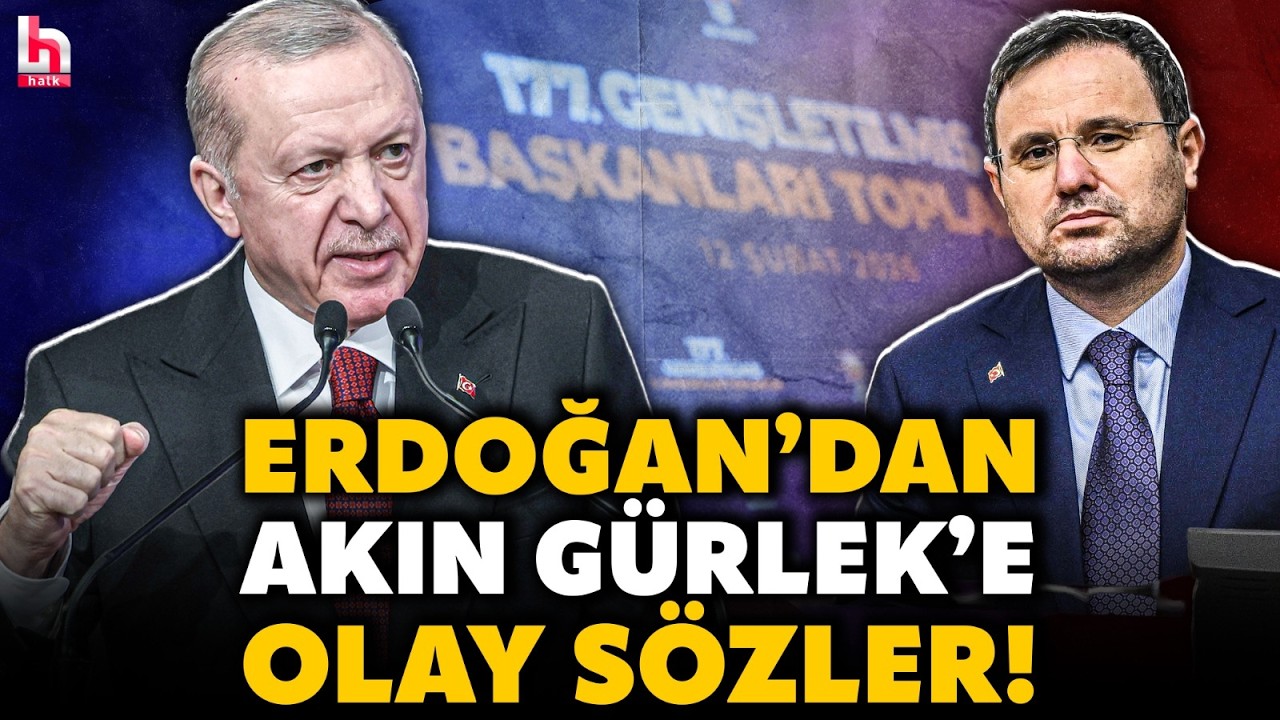 AKP'nin toplantısında Erdoğan ile Akın Gürlek arasında çarpıcı diyalog! Salonda alkış tufanı kopmuş!