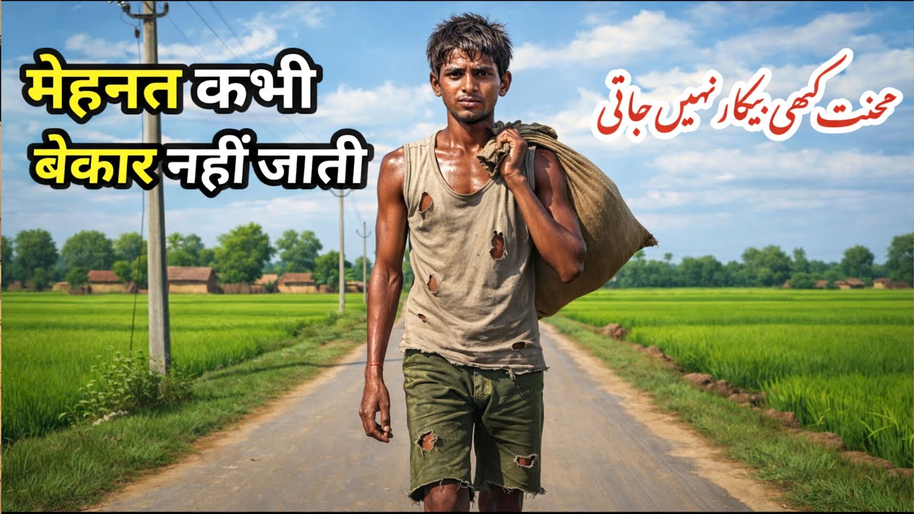 Sabr Aur Mehnat Kabhi Bekar Nahi Jate | Qismat Ka Likha Hokar Rehta Hai| Islamic Moral Story |