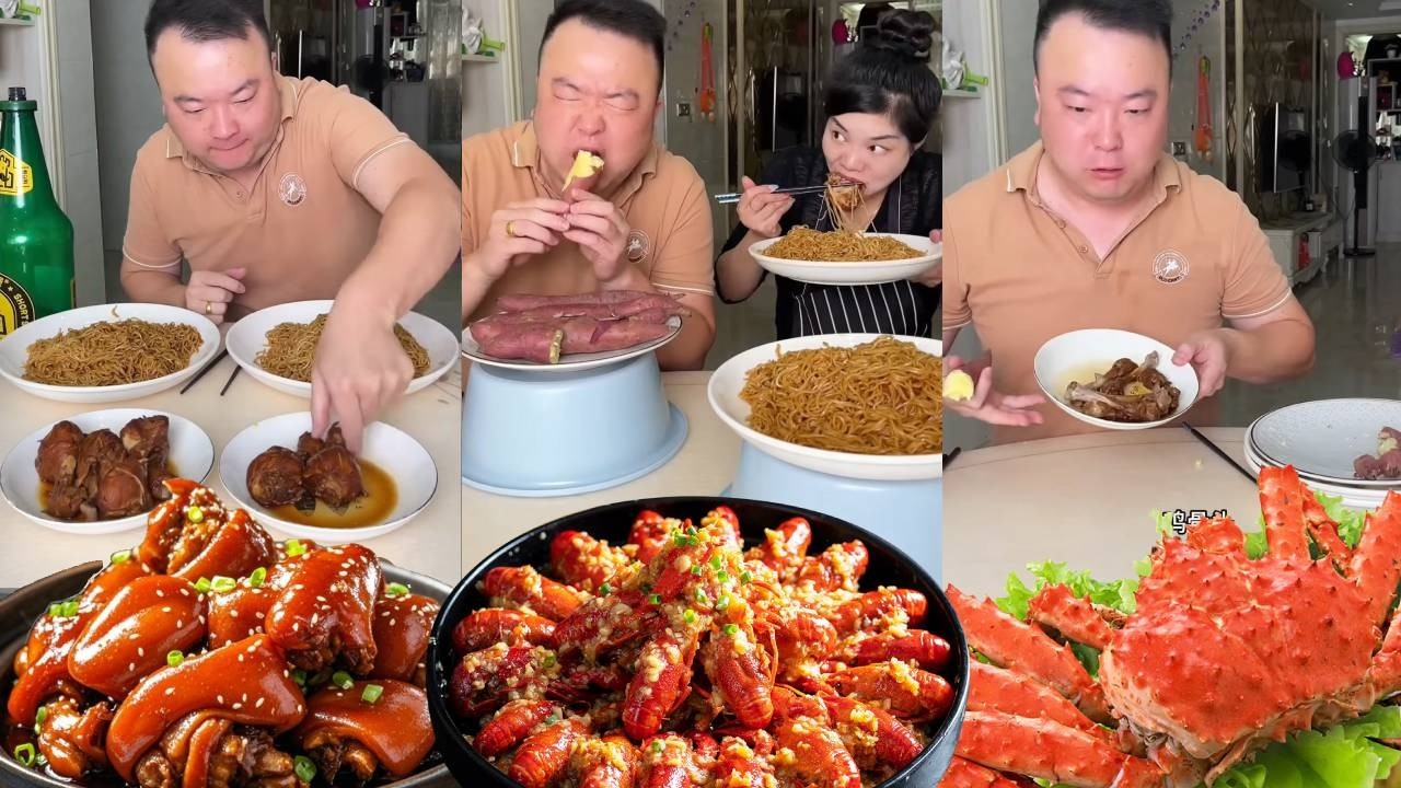 My stingy husband wanted to eat the chicken thigh alone, so I let him only chew the bones
