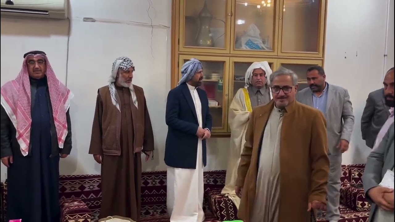 تکریم سماحة شیخ حسین الشیخ یابر من قبل اولاد المرحوم حاج علی شیخانی عبادان