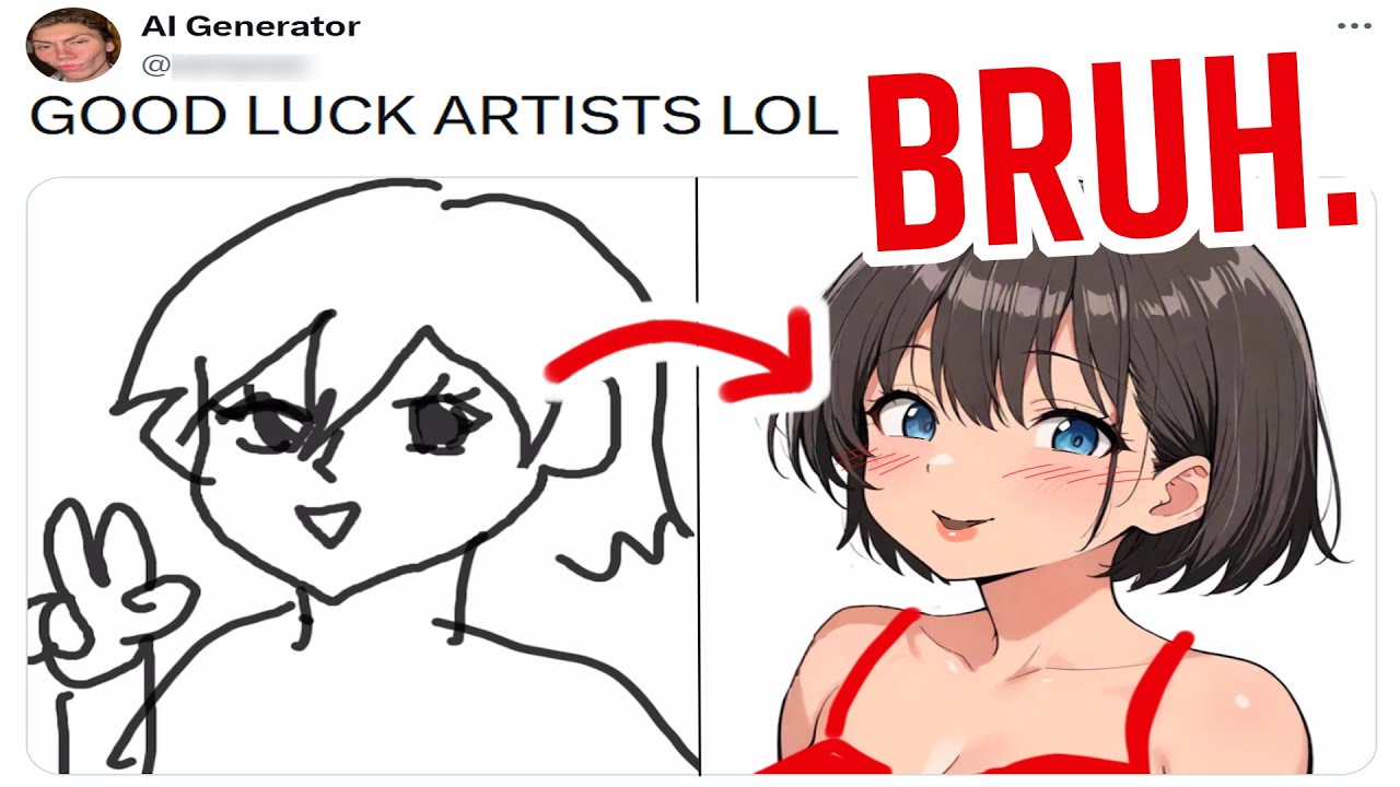 I Made AI Finish My Sketch (GONE WRONG)