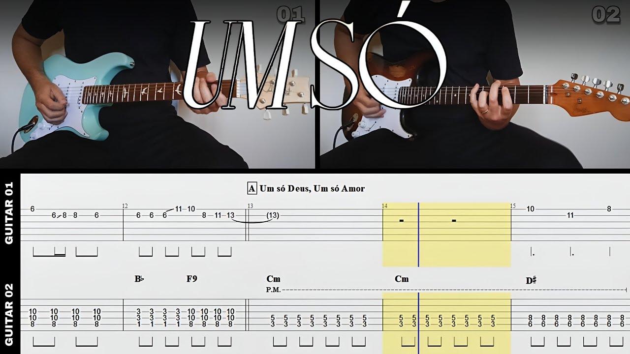Nívea Soares - Um Só GUITAR | Tab + Backing Track