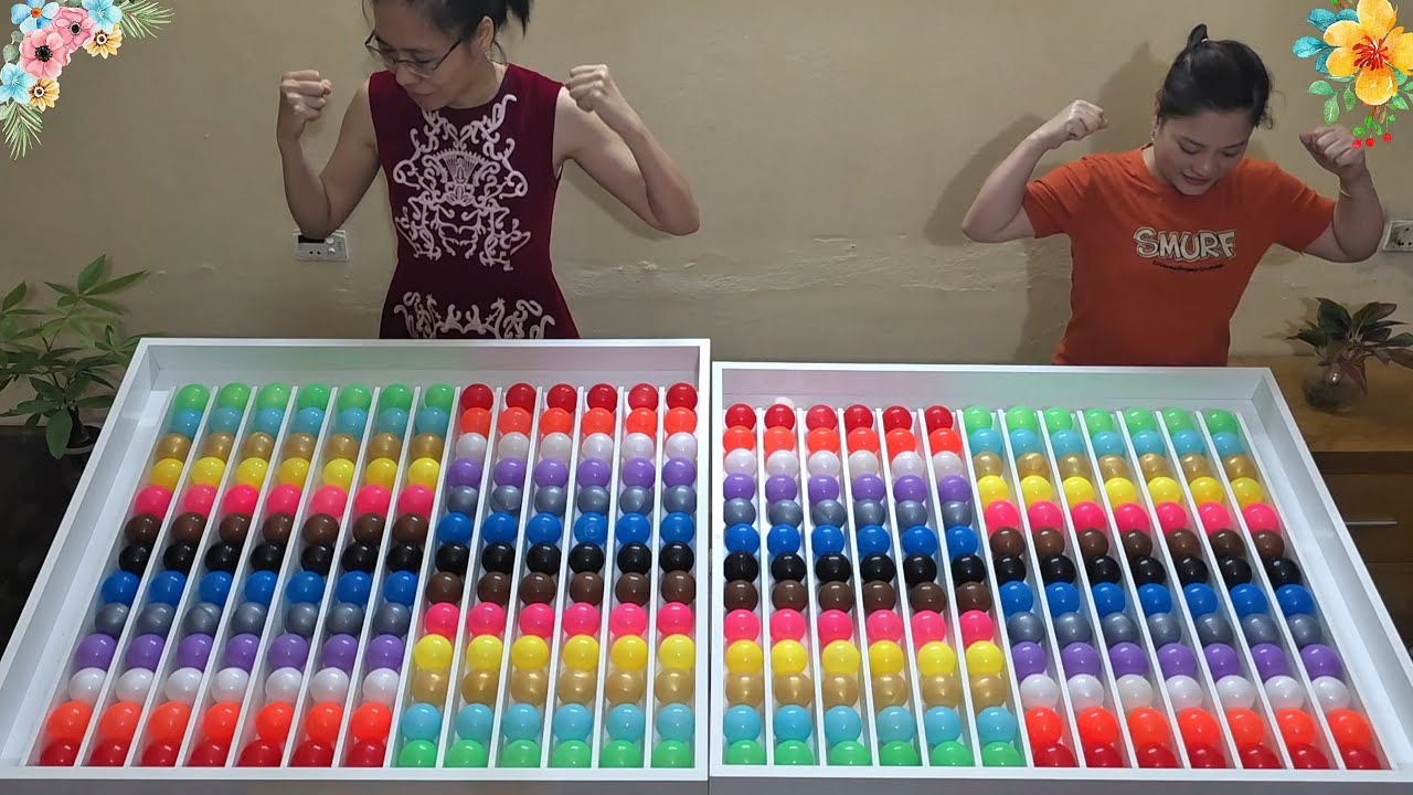 🎧 ASMR + Puzzle + Colors = Pure Satisfaction 🌈 | Sorting Game 🟡🟣