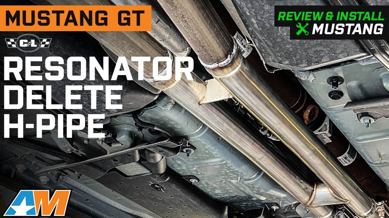2015-2023 Mustang GT C&L Cut and Clamp Resonator Delete H-Pipe Review & Sound Clip