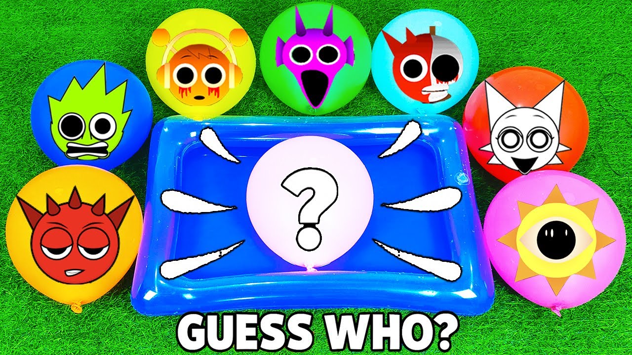 Sprunki Balloon Break! 🎈 Let’s Pop Them All and Reveal the Hidden Sprunki Characters! 💖✨