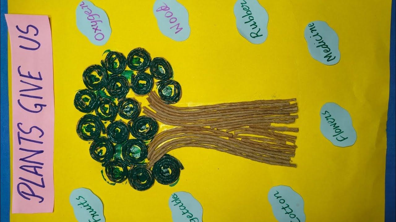 ENVIRONMENTAL SCIENCE TLM /// NAME OF THE THINGS THAT PLANTS GIVE US///
