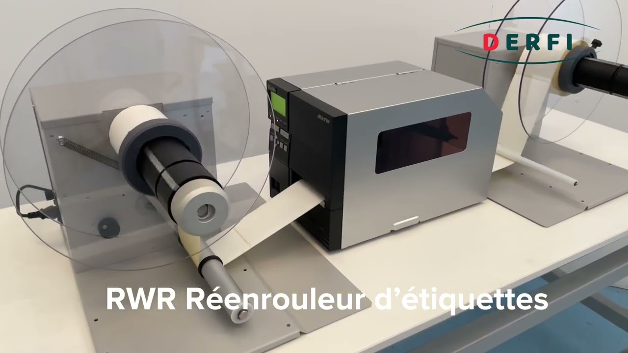 RWR - R&eacute;enrouleur automatique d'&eacute;tiquettes adh&eacute;sives⎮ DERFI