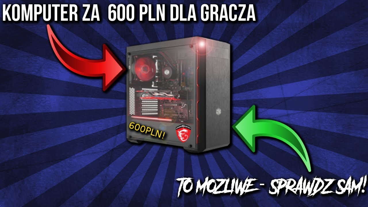 ⚡️KOMPUTER DO GIER ZA 600ZŁ?! 🔥 - TO MOŻLIWE *dobre granie!*