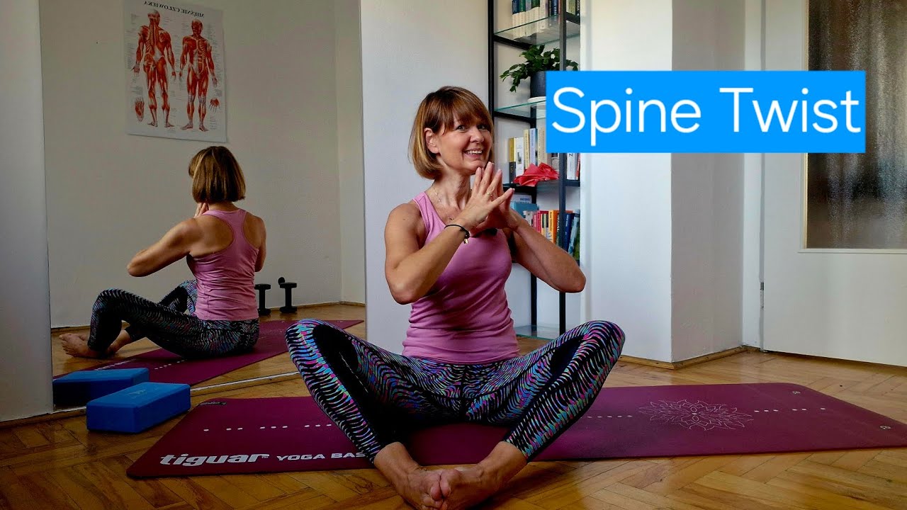 Ćwiczenia Pilates - SPINE TWIST.