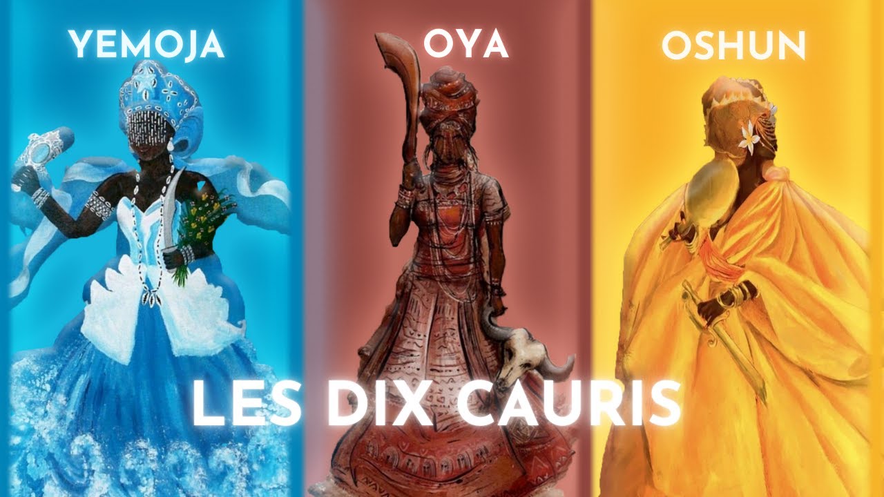 L'histoire des Orishas : Yemoja, Oya, Oshun et les dix cauris (mythologie yoruba)