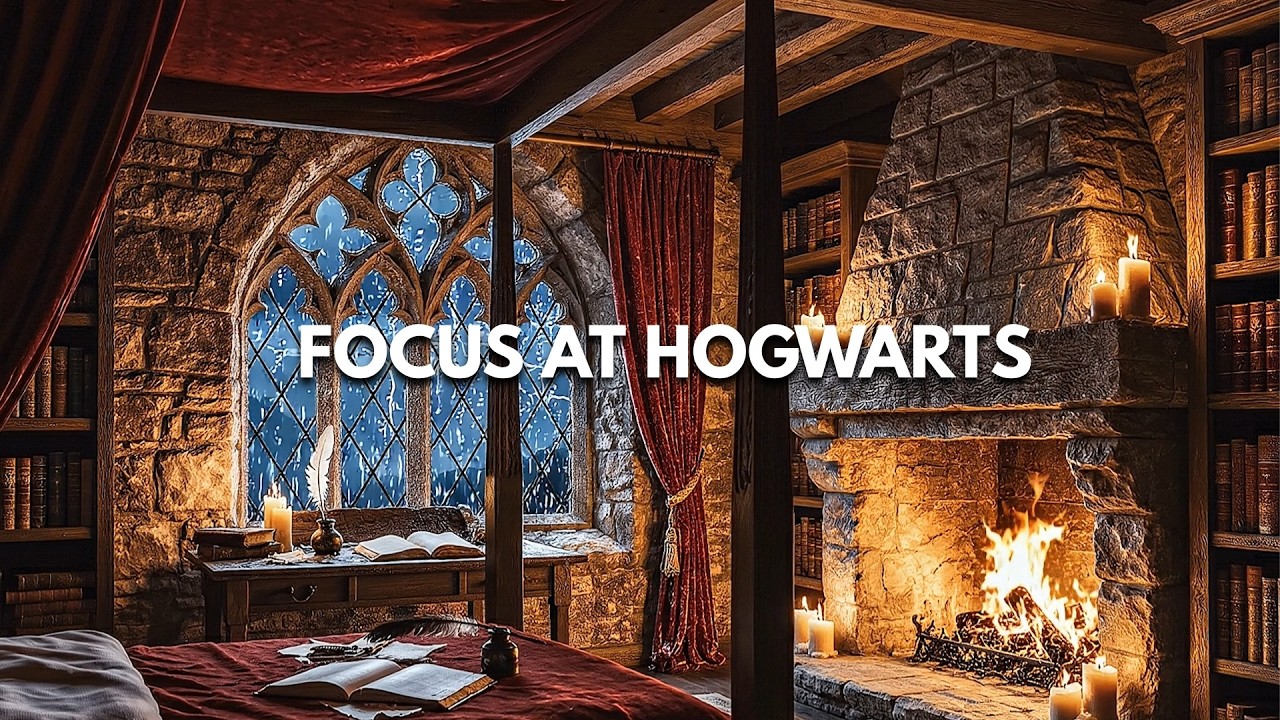 Focus at Hogwarts - Relax Rain, Deep Focus and Chill