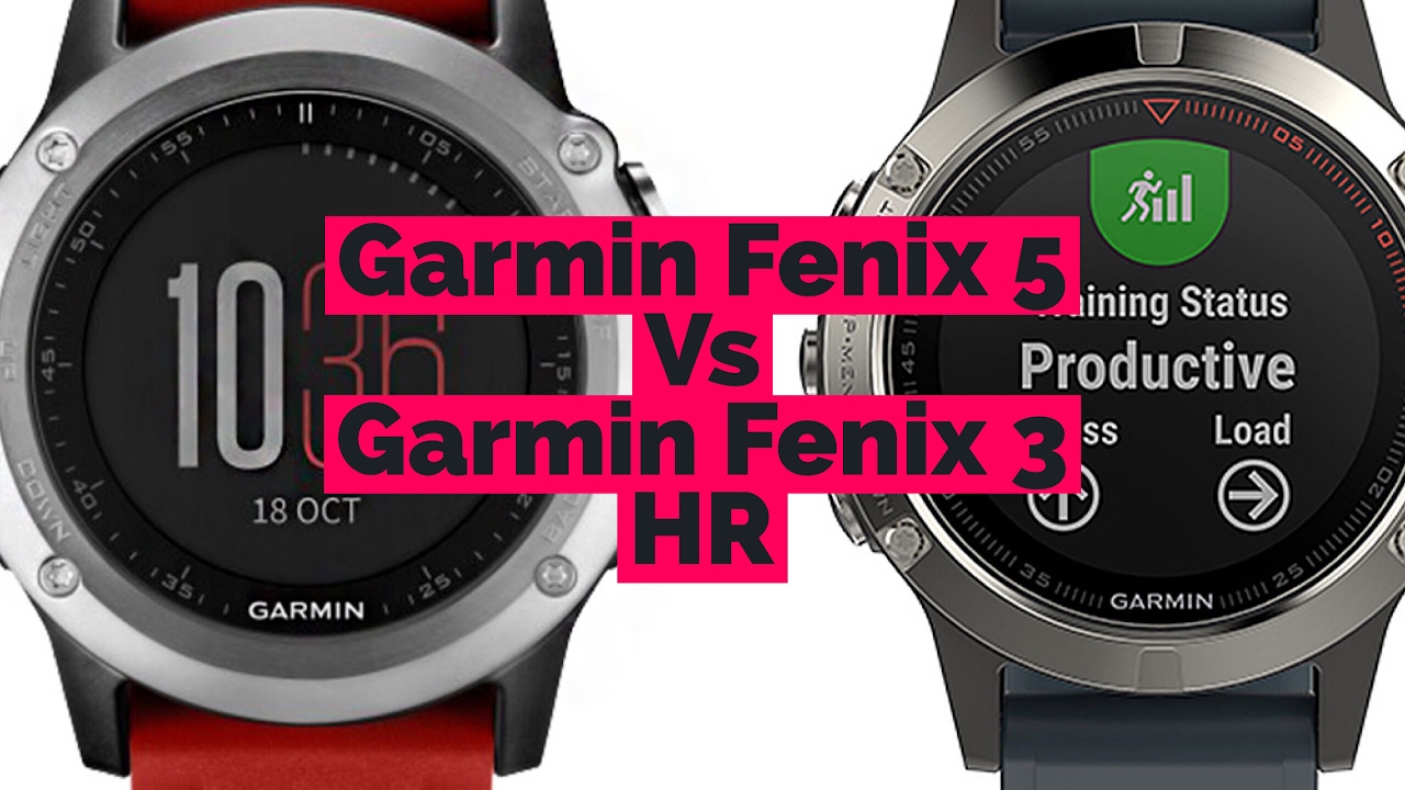 Garmin Fenix 5 vs Fenix 3 HR // Best Fitness watch 2017