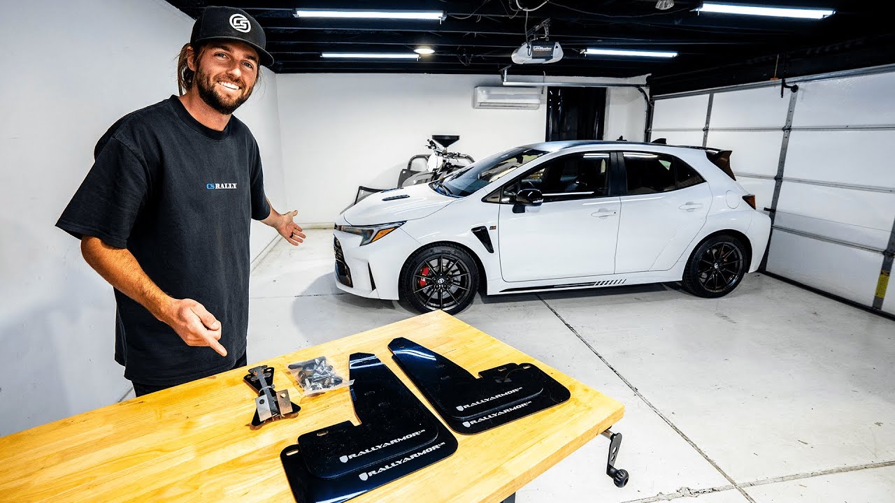 Rally Armor Mudflaps Install GR Corolla