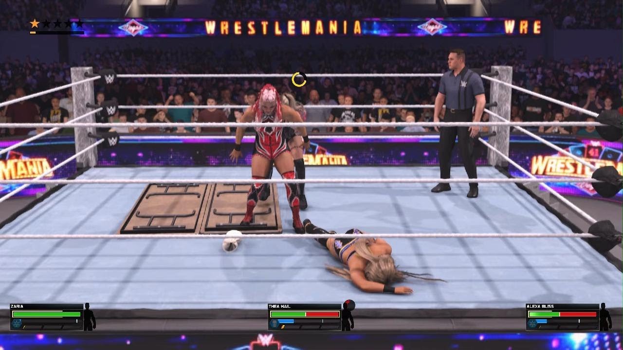 Zaria def Thea Hail,Alexa Bliss to Become Number 1 Contender for The WWE Womens United States Title