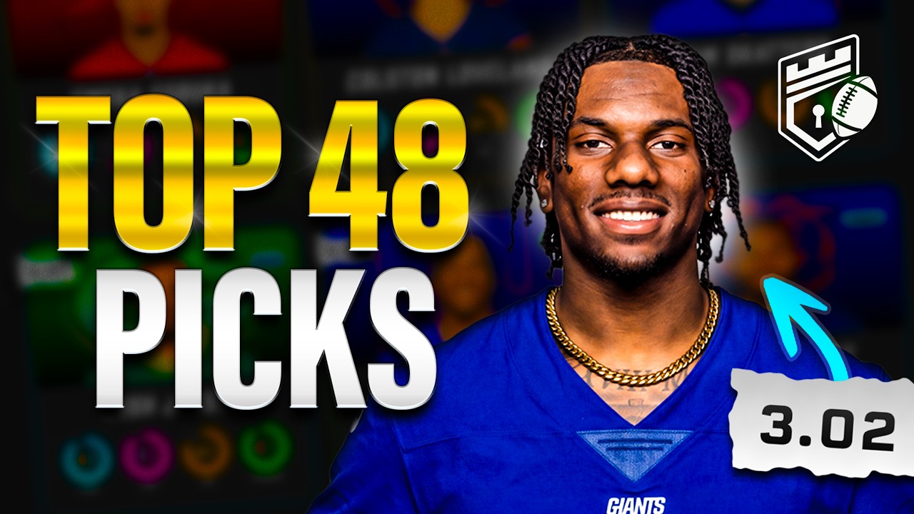 UPDATED Top 48 Picks In 2026 Fantasy Football Drafts