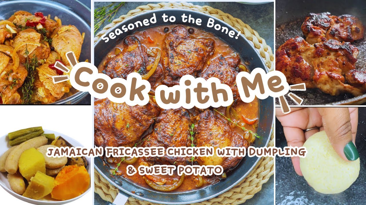 Jamaican Fricassee Chicken & Boil Food Authentic Island Comfort Food 🇯🇲