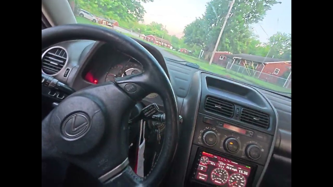 IS300 8HP swap running MaxxECU. Test Drive.
