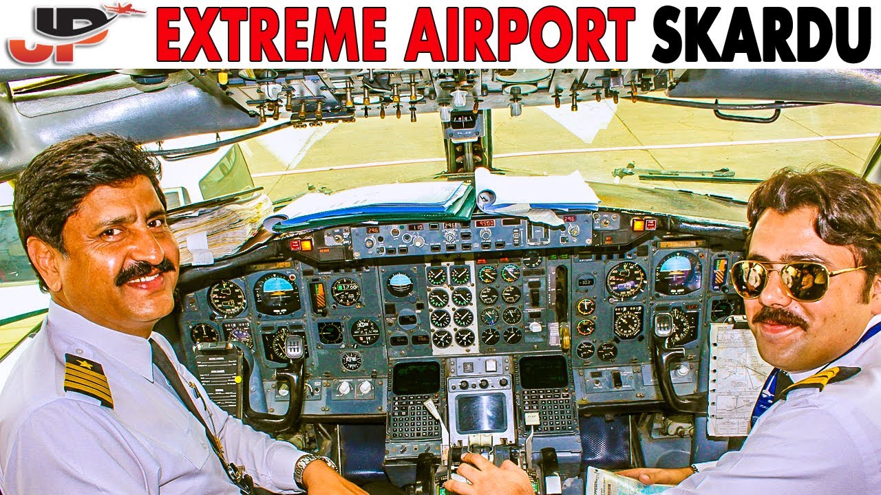 Extreme Flying to SKARDU🇵🇰 | Cockpit PAKISTAN INT'L 737-300