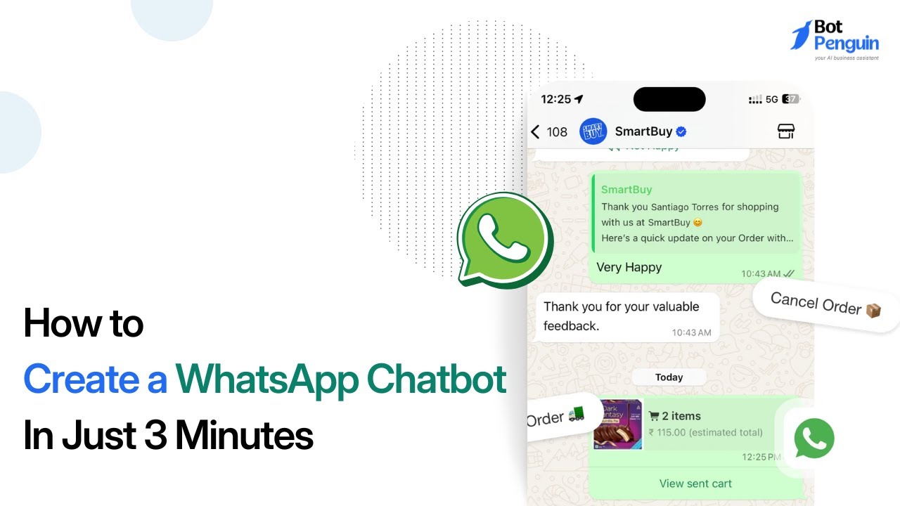 How to create a WhatsApp Chatbot | Your First WhatsApp Chatbot from Scratch || Step-by-Step Tutorial