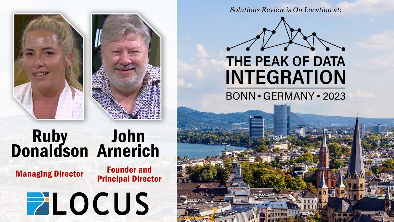 Ruby Donaldson + John Arnerich from @locusglobal | A @SolutionsReview Interview at #PoDI2023