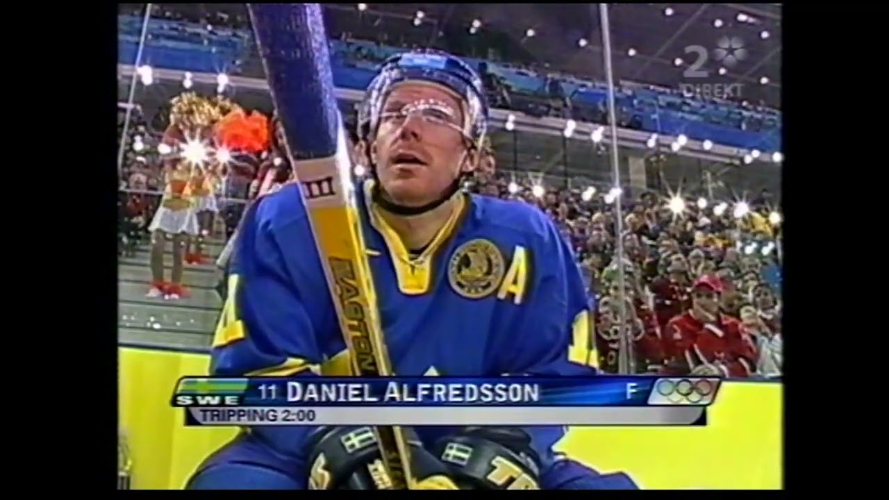OS-final hockey 2006 | Sverige - Finland (tredje perioden + studio) | SVT