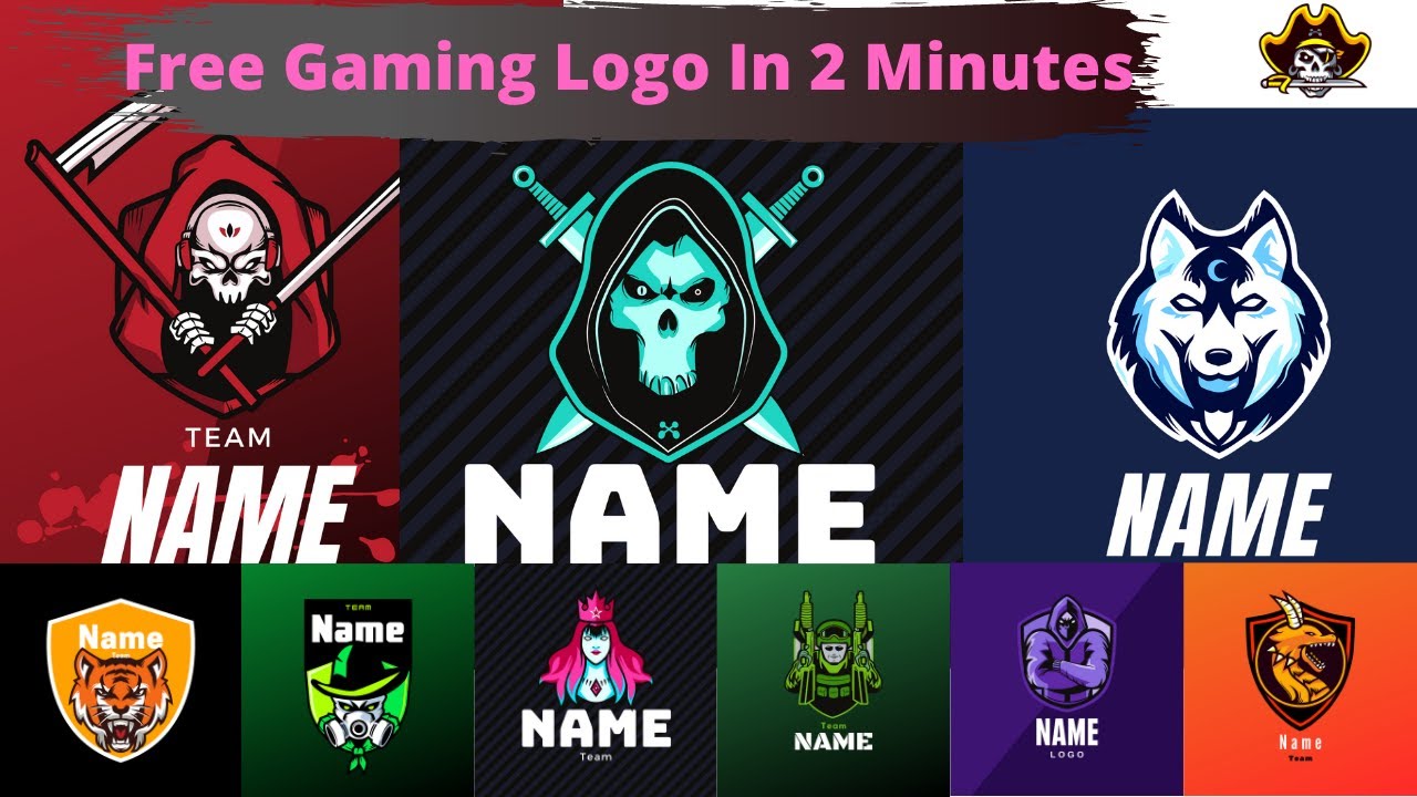 HOW TO GET FREE GAMING LOGO. NO HIDDEN FEES