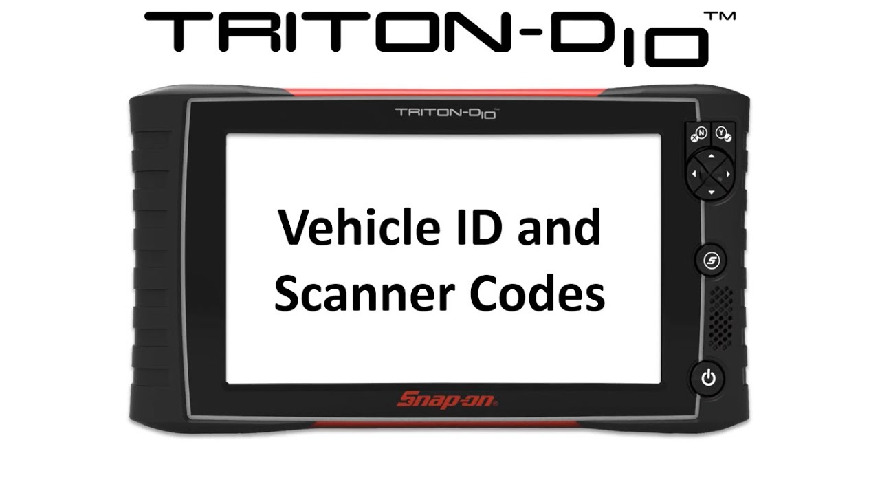Vehicle ID and Scanner Codes: TRITON-D10™ (Pt. 2/11) | Snap-on® Training Solutions®