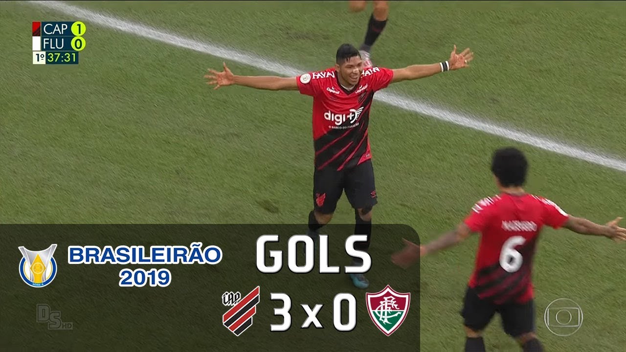Athletico Paranaense 3 x 0 Fluminense - Brasileirão 2019