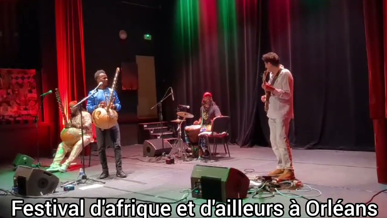L'équipe de bouba et Med Dani à Orléans festival d'afrique et d'ailleurs