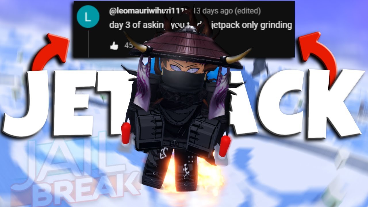 JETPACK ONLY GRIND IN ROBLOX JAILBREAK