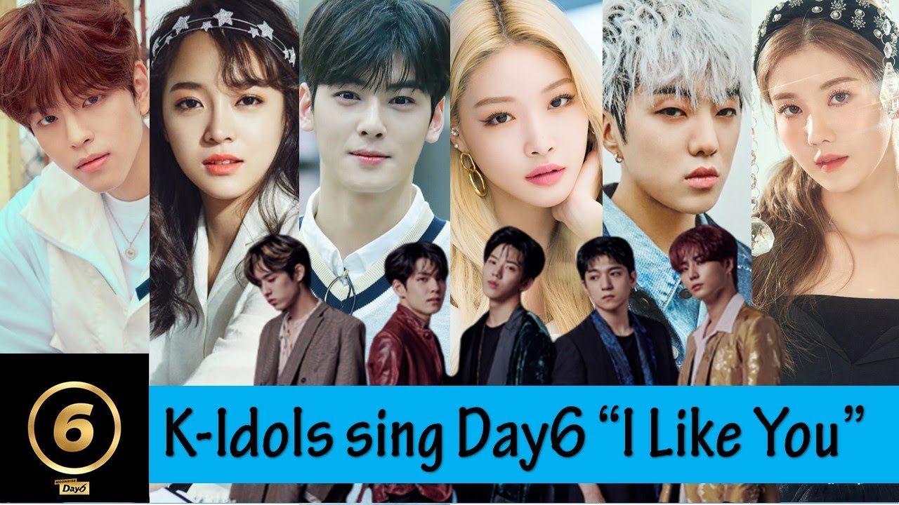 KPOP Idols sing & listen to Day6 I Like You