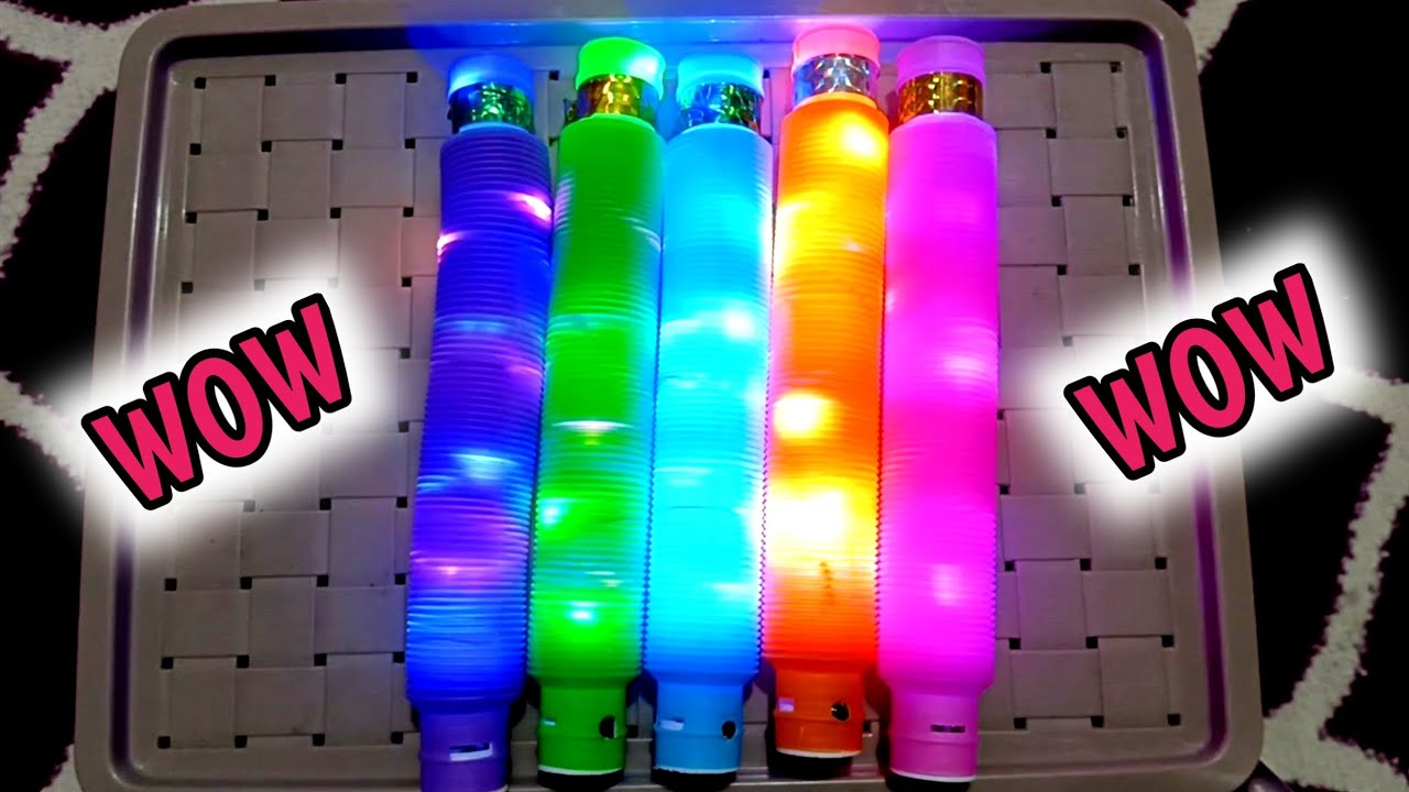 Mainan Viral Selang Warna Warni | Pop Light Alfa Mart