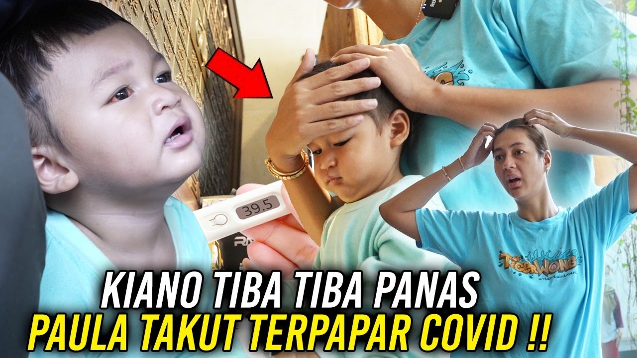 Pagi ini tiba2 Kiano Panas .. Semaleman ga bisa tidur ..