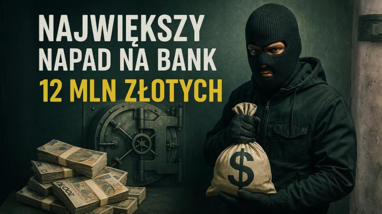 (Oryginał) NAJWIĘKSZY NAPAD NA BANK W HISTORII POLSKI