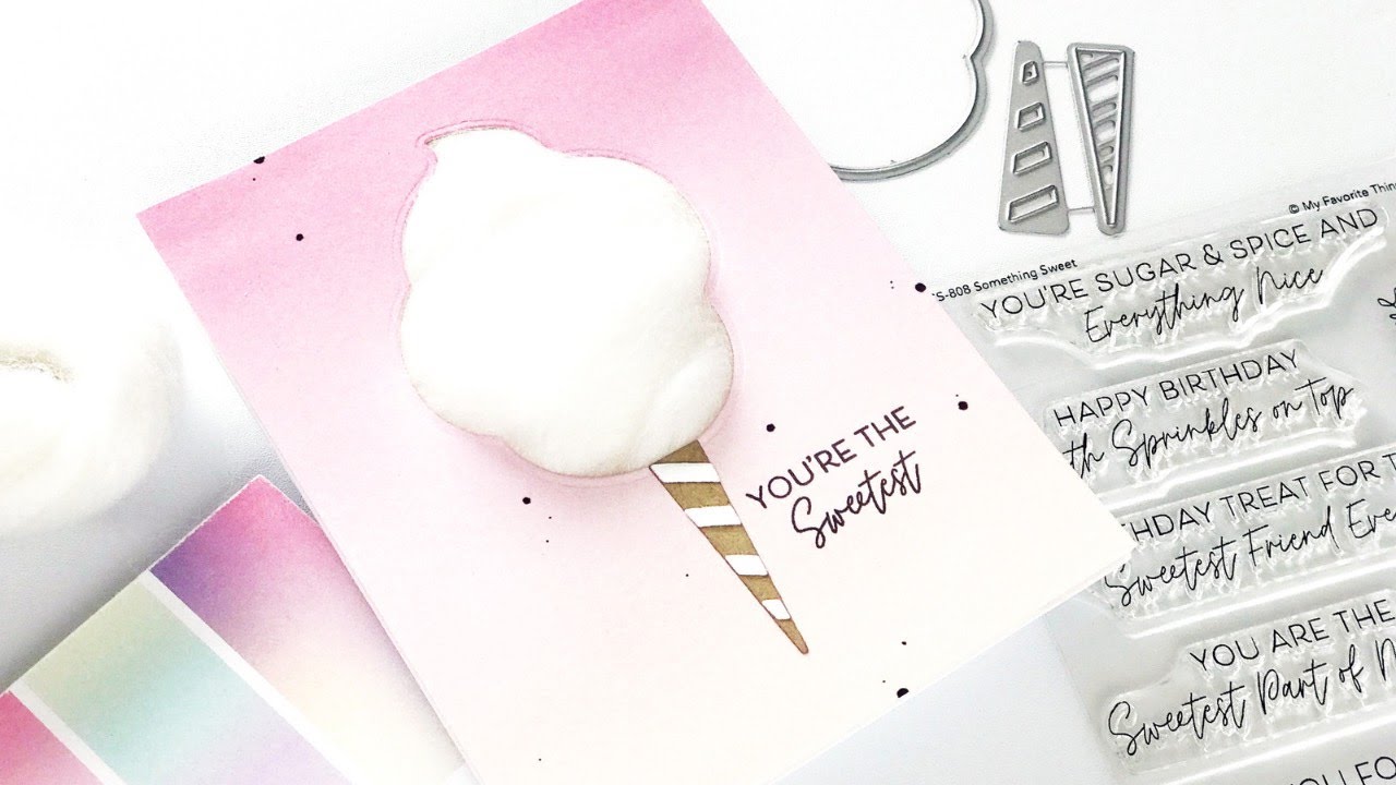 Learn How to Add Realistic Fluff to Your Cotton Candy Creations &mdash; Sweet Paper Confections on Deck!