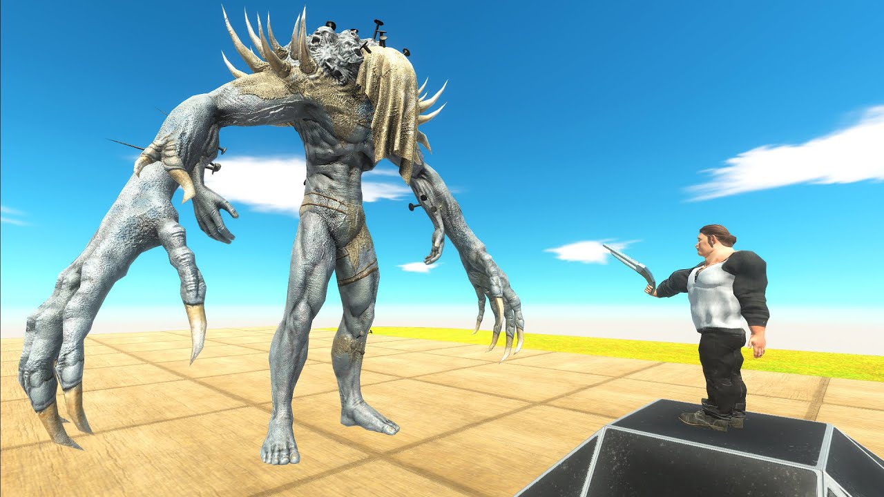 Slow Mo One Hit Kill Giants - Animal Revolt Battle Simulator