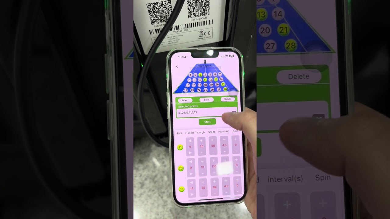 App operation demonstration of PT-smart Pro
