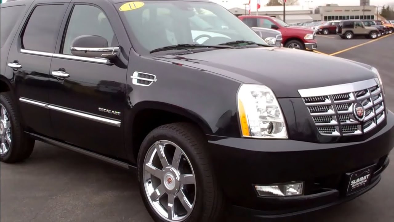 2011 Cadillac Escalade Premium 22 inch rims Walk around review SOLD! 8080  www.SUMMITAUTOMOTIVE.com