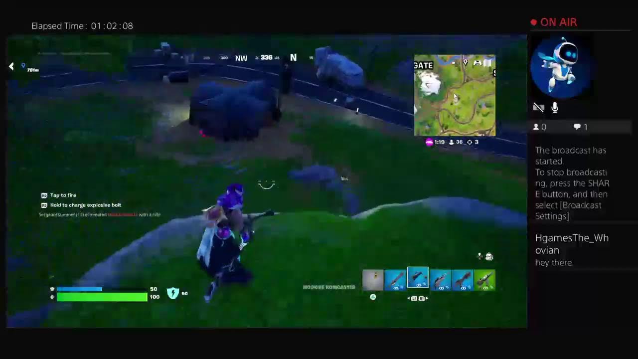 LIVE From PS4 with Fortnite!